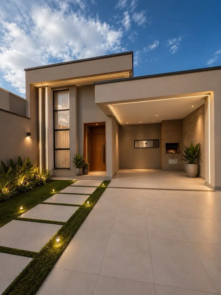 AI design visualisation, frame 1 from the modern home collection