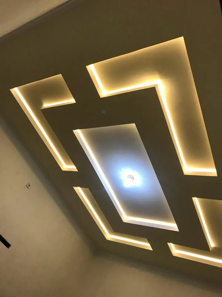 Bold geometry, ceiling, lighting and interior detail